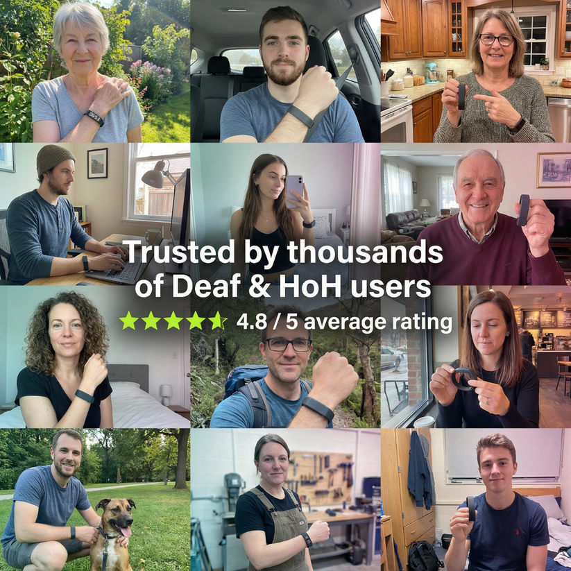 SunRise Band - Silent Vibrating Alarm for Deaf & HoH