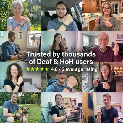 SunRise Band - Silent Vibrating Alarm for Deaf & HoH