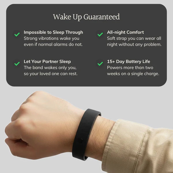 Rise Band - Silent Vibrating Alarm for Deaf & HoH